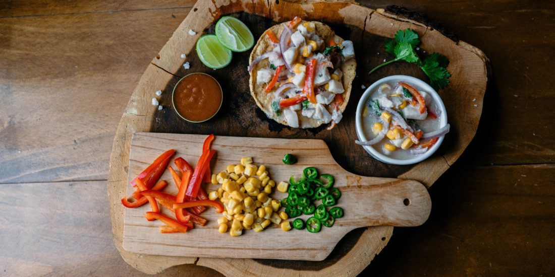 Mejor ceviche peruano de mahi mahi en Barrio Antiguo, Monterrey