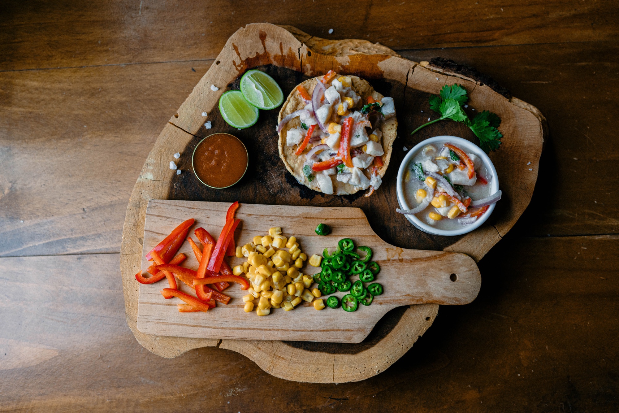 Mejor ceviche peruano de mahi mahi en Barrio Antiguo, Monterrey